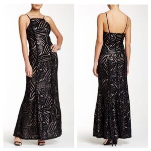NWT Trixxi Sequin Embroidered Prom Dress